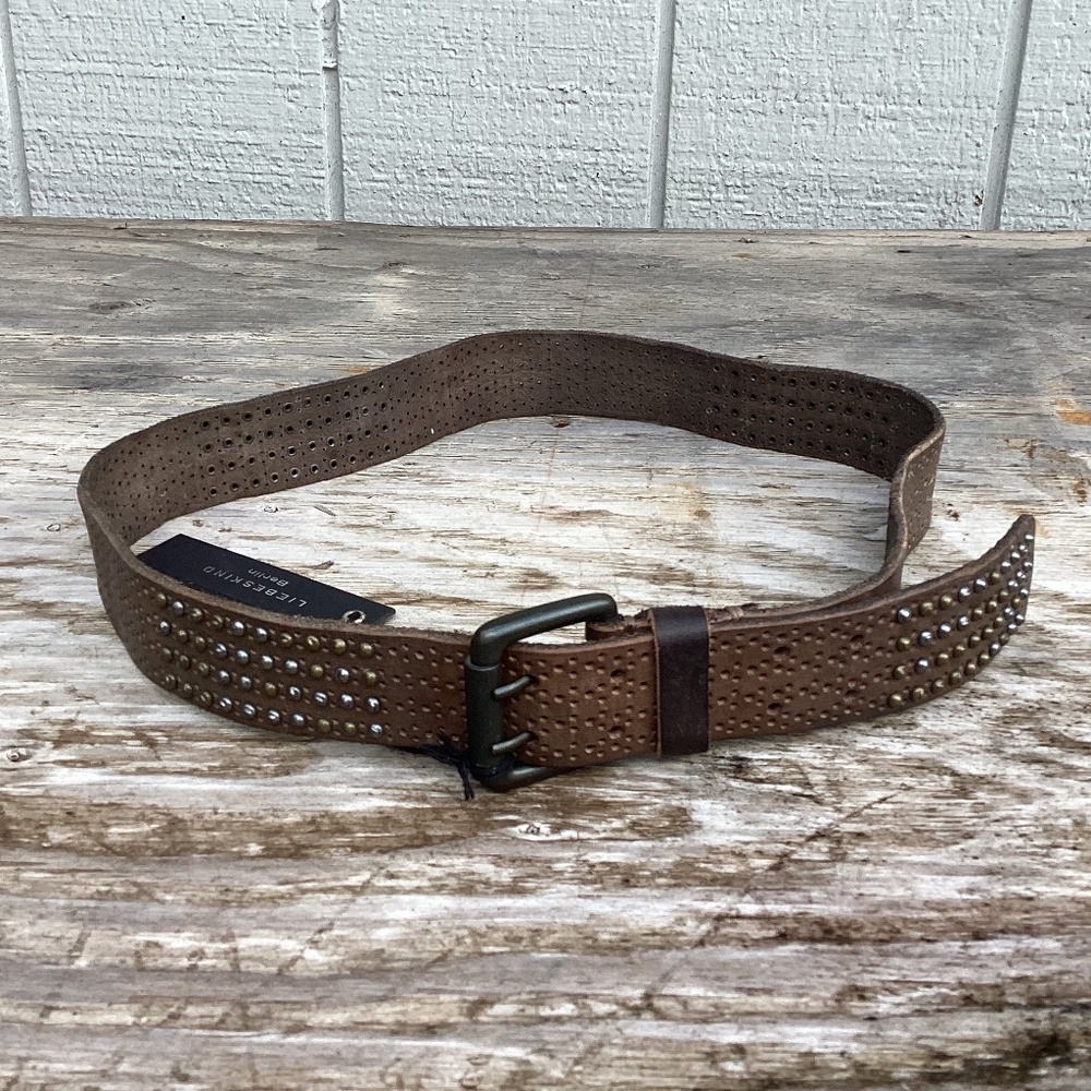 Anthropologie Liebeskind leather studded BELT LKB208
